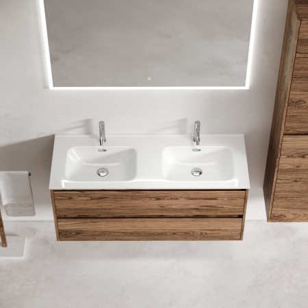Тумба под раковину Sancos Libra LB120-2ECH 120х50 подвесная цвет коричневый
